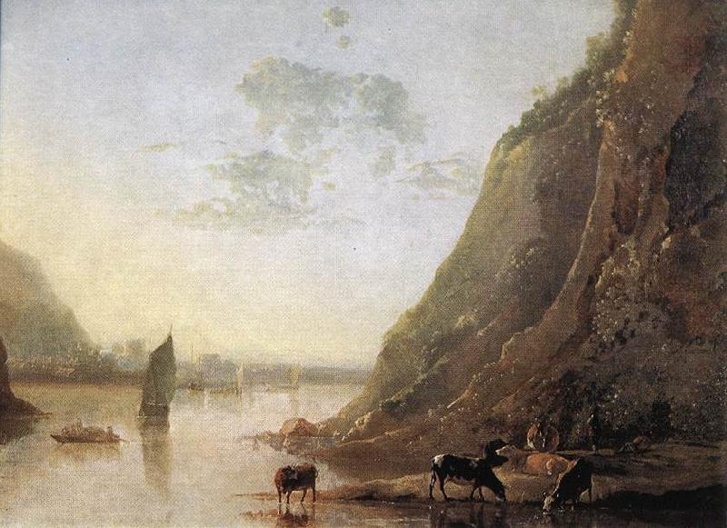 CUYP, Aelbert River-bank with Cows sd oil painting image